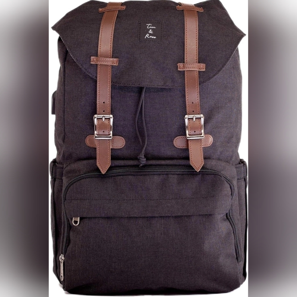 TIM & ROSS Stylish Black Backpack - Picture 3 of 3